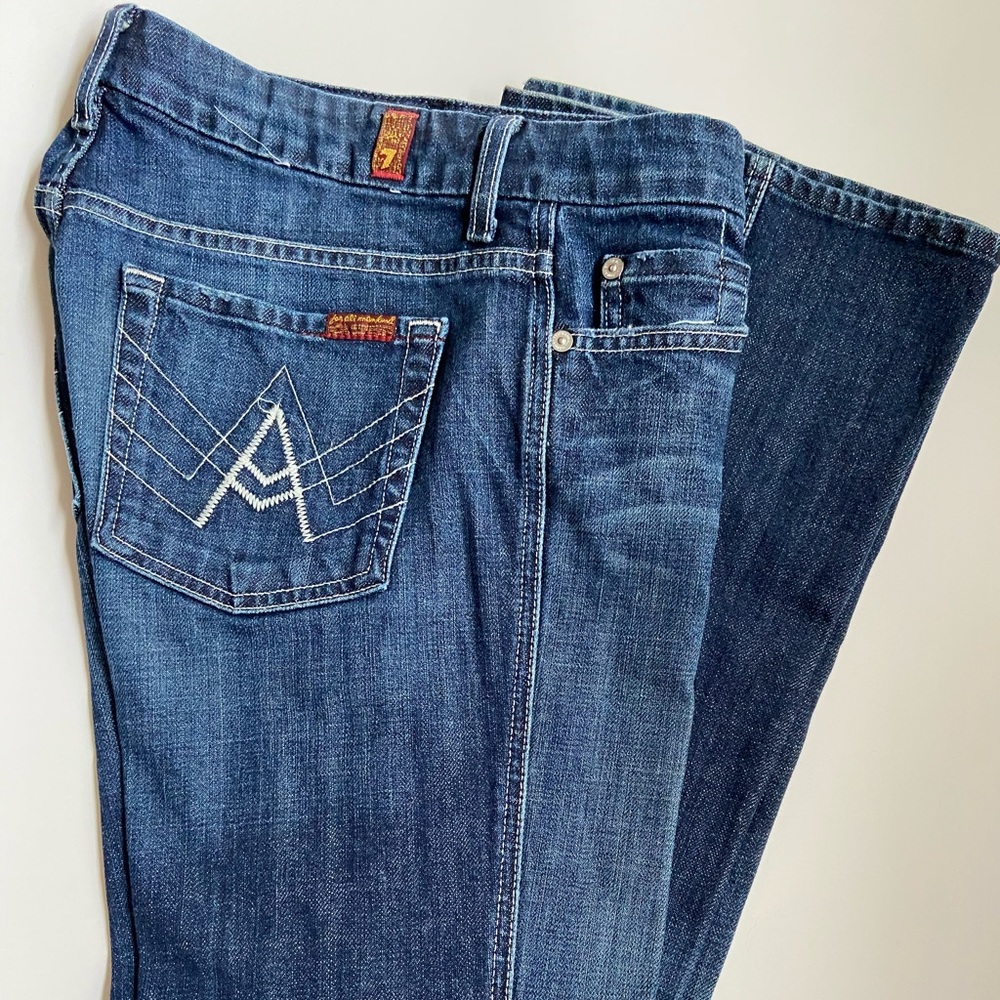 7 for all mankind wide-leg pants